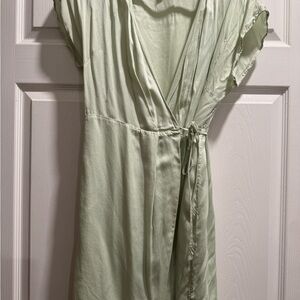 & Other Stories Sage Wrap Dress